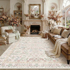 Rugs Living Room Flower Large Area Rug