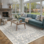 Rugs Living Room Flower Large Area Rug