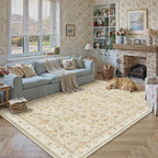 Rugs Living Room Flower Large Area Rug