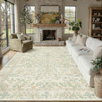 Rugs Living Room Flower Large Area Rug