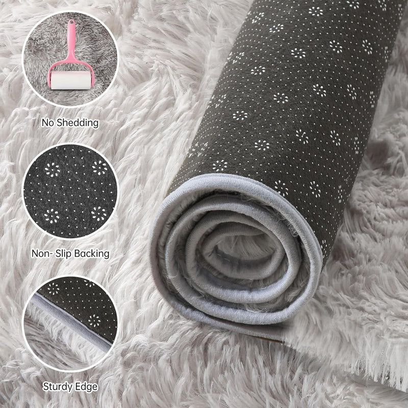 Rugs Living Room Fluffy Rug for Bedroom Baby