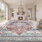 Rugs Living Room Large Boho Rug Vintage Carpet