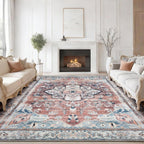 Rugs Living Room Large Boho Rug Vintage Carpet