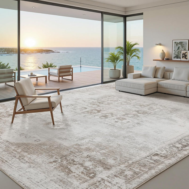 Rugs Living Room Large Boho Rug Vintage Carpet