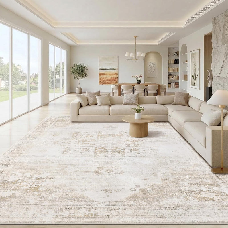 Rugs Living Room Large Boho Rug Vintage Carpet