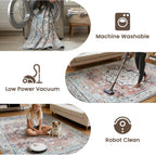 Rugs Living Room Large Boho Rug Vintage Carpet