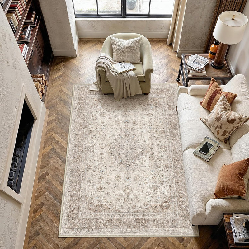 Rugs Living Room Large Machine Washable