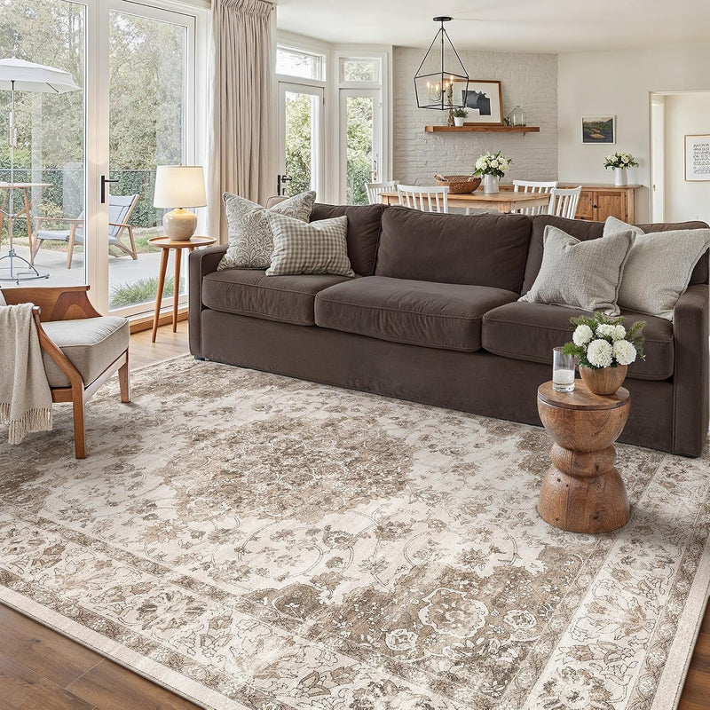 Rugs Living Room Large Machine Washable