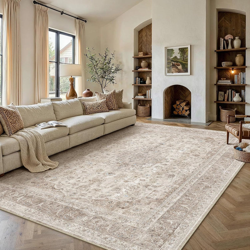 Rugs Living Room Large Machine Washable