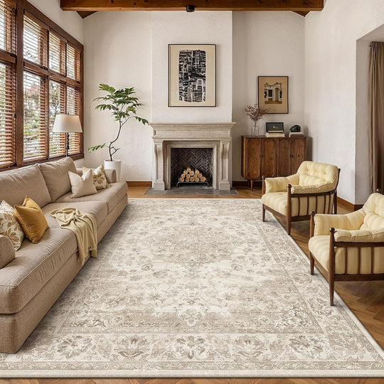 Rugs Living Room Large Machine Washable
