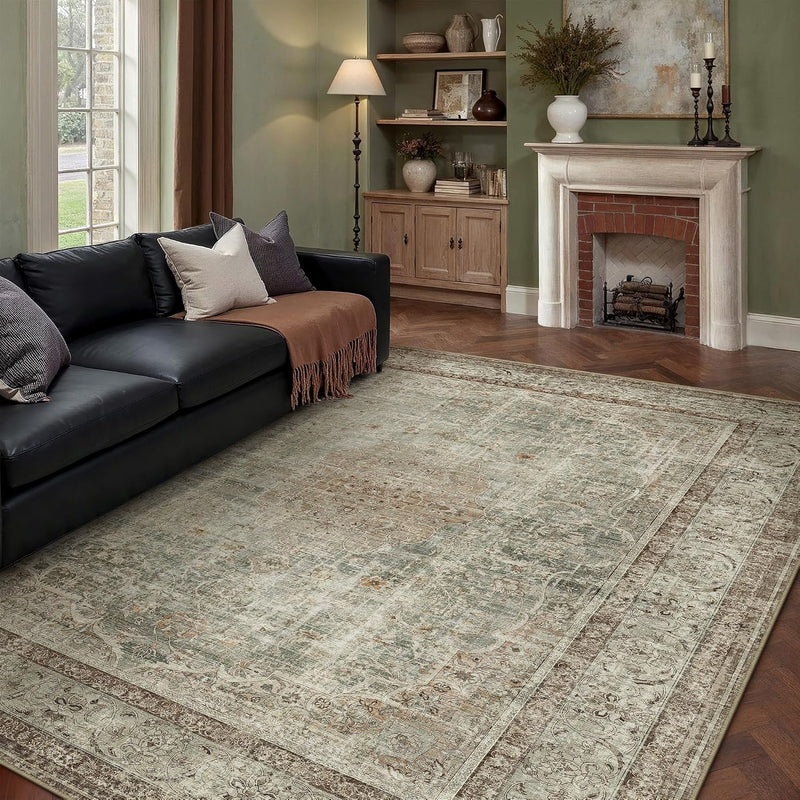 Rugs Living Room Large Machine Washable