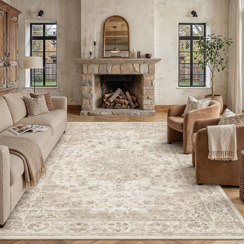 Rugs Living Room Large Machine Washable