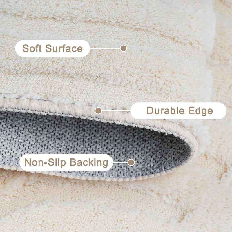 Rugs Living Room Large Non-Slip Fluffy Washable Rug