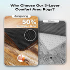 Rugs Living Room Large Rug for Machine
