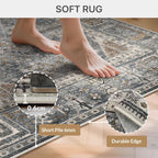 Rugs Living Room Large Washable Boho Vintage