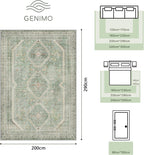 Rugs Living Room Large Washable Boho Vintage