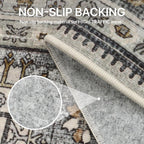 Rugs Living Room Large Washable Boho Vintage