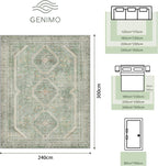Rugs Living Room Large Washable Boho Vintage