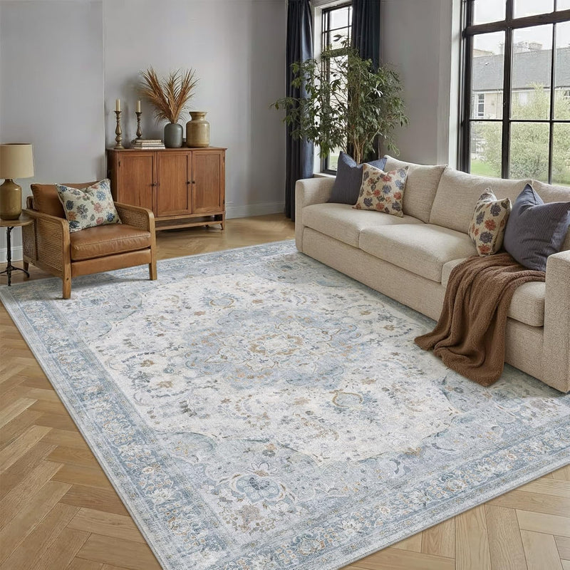 Rugs Living Room Large Washable Rug Vintage