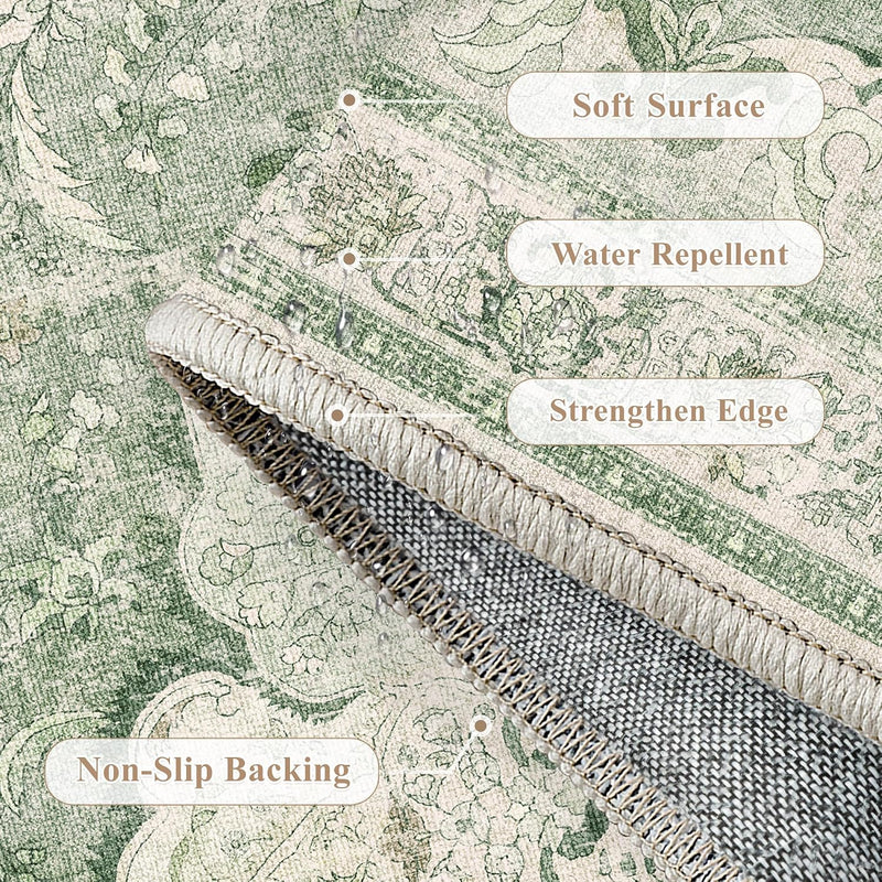 Rugs Living Room Large Washable Rug Vintage