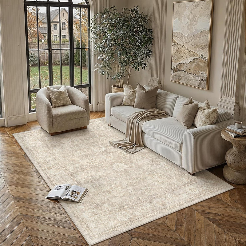Rugs Living Room Large Washable Rug Vintage