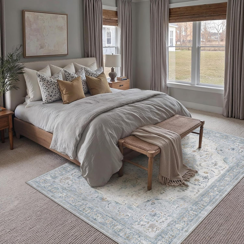Rugs Living Room Large Washable Rug Vintage