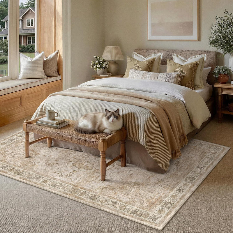 Rugs Living Room Large Washable Rug Vintage