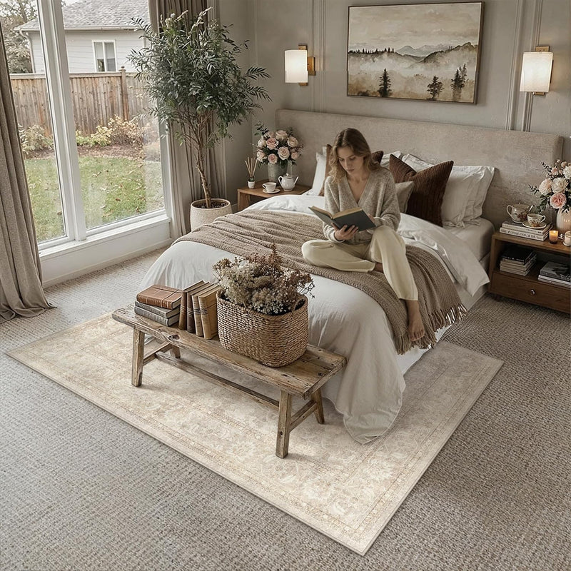 Rugs Living Room Large Washable Rug Vintage