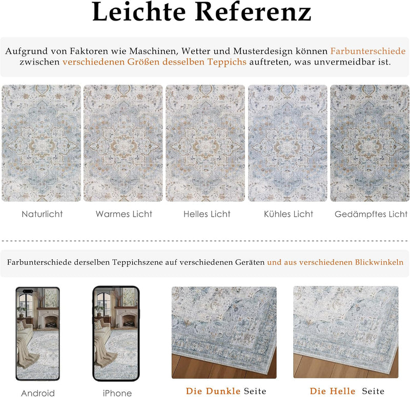 Rugs Living Room Large Washable Rug Vintage