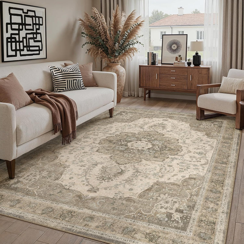 Rugs Living Room Large Washable Rug Vintage