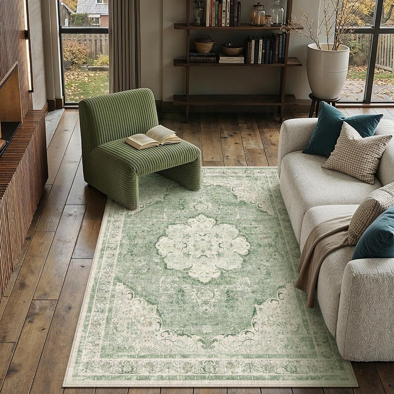 Rugs Living Room Large Washable Rug Vintage