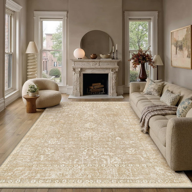 Rugs Living Room Large Washable Rug Vintage