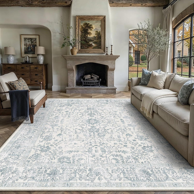 Rugs Living Room Large Washable Rug Vintage