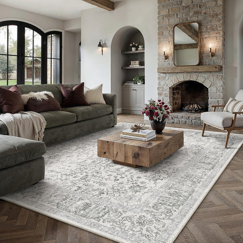 Rugs Living Room Large Washable Rug Vintage