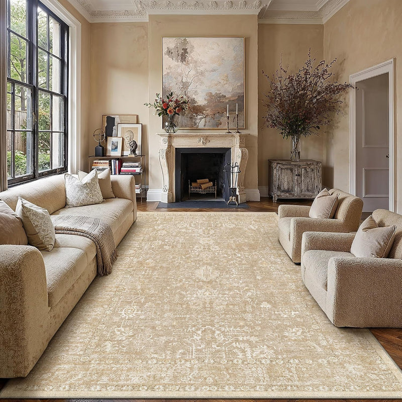 Rugs Living Room Large Washable Rug Vintage