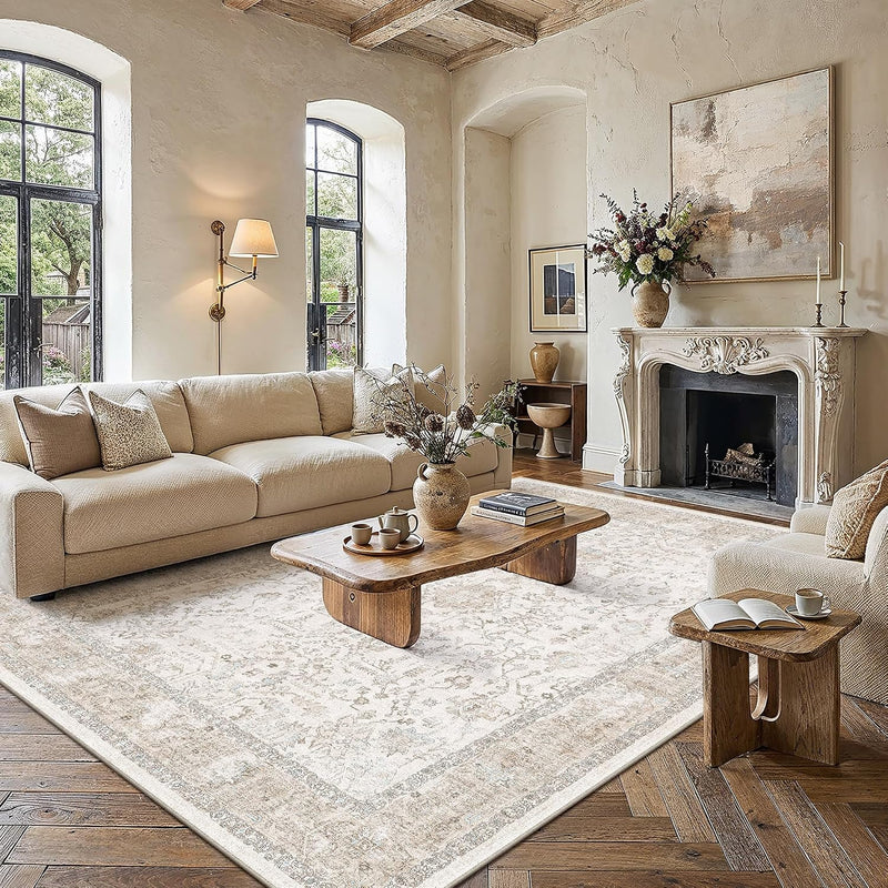 Rugs Living Room Large Washable Rug Vintage