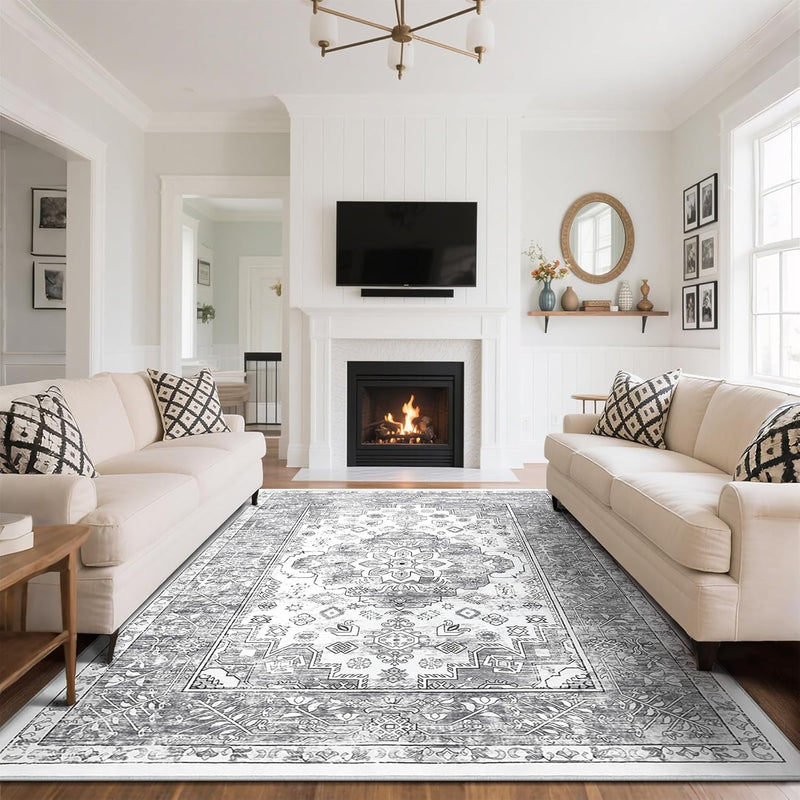 Rugs Living Room Machine Washable Non Slip