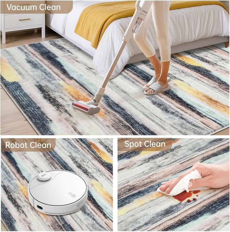 Rugs Living Room Modern Soft Rug Bedroom