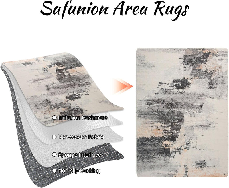 Rugs Living Room Morden Soft for Bedroom Large