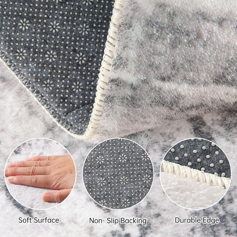 Rugs Living Room Morden Soft for Bedroom Large
