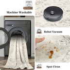 Rugs Living Room Non-Slip Washable Area