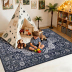 Rugs Living Room Non-Slip Washable Area