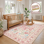 Rugs Living Room Non-Slip Washable Area