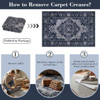 Rugs Living Room Non-Slip Washable Area