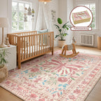 Rugs Living Room Non-Slip Washable Area