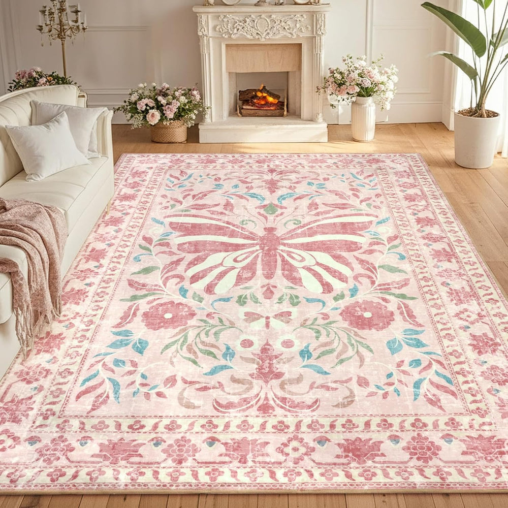 Rugs Living Room Non-Slip Washable Area