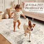 Rugs Living Room Non-Slip Washable Area