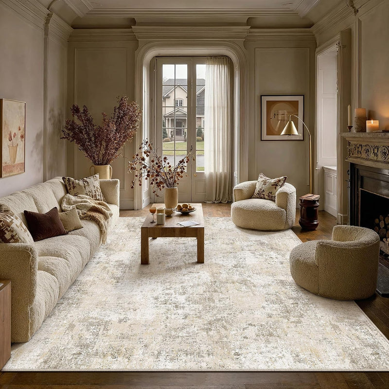 Rugs Living Room Rug Washable Large Modern