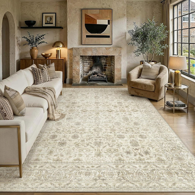 Rugs Living Room Rug Washable Large Modern