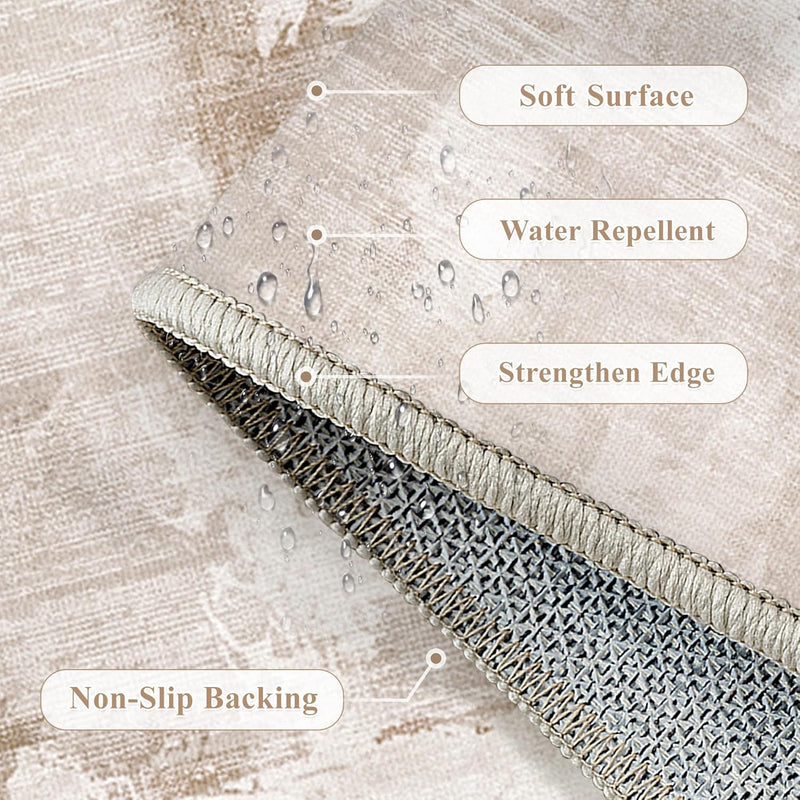 Rugs Living Room Rug Washable Large Modern